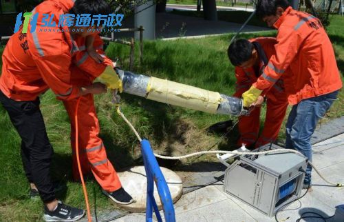 宿豫区管道修复现场